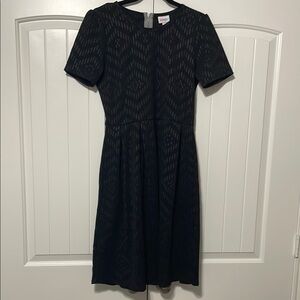 LulaRoe Elegant Black Patterned Dress